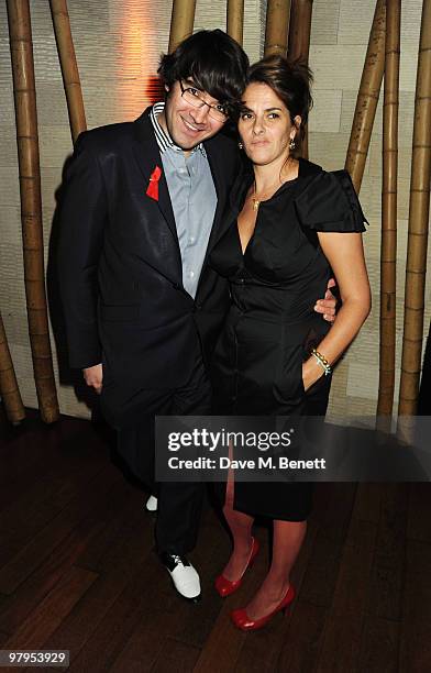 Tracey Emin attends the W Doha 1st birthday celebration in partnership with The Old Vic, at Chinawhite on March 22, 2010 in London, England.