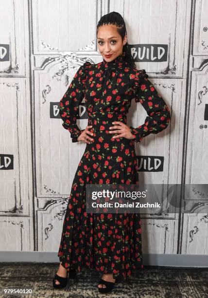 Ruth Negga attends the Build Series to discuss the AMC show 'Preacher' at Build Studio on June 20, 2018 in New York City.