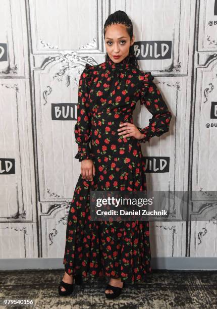 Ruth Negga attends the Build Series to discuss the AMC show 'Preacher' at Build Studio on June 20, 2018 in New York City.