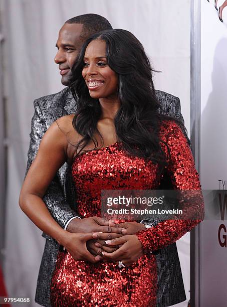 Actress Tasha Smith and guest attend the special screening of "Why Did I Get Married Too?" at the School of Visual Arts Theater on March 22, 2010 in...