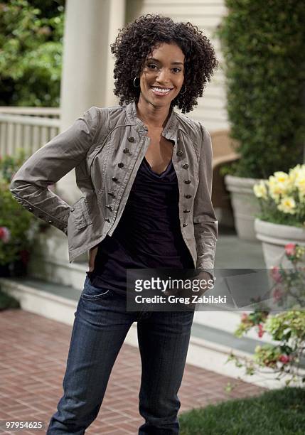 Annie Ilonzeh in a scene that airs the week of March 29, 2010 on Disney General Entertainment Content via Getty Images Daytime's "General Hospital."...