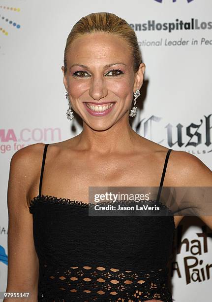 Singer Deborah Gibson attends the "SING!" concert benefitting Camp Ronald McDonald at the Orpheum Theatre on March 20, 2010 in Los Angeles,...