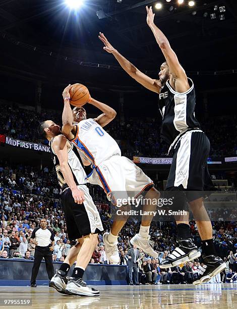 Tim Duncan Russell Westbrook Game Spurs Thunder A Battle of Attrition
