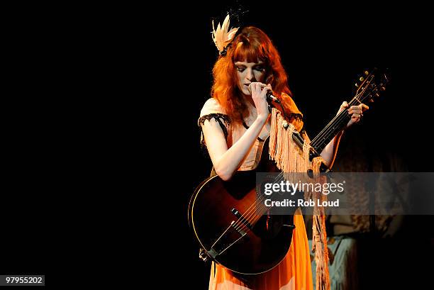 Karen Elson performs at Le Poisson Rouge on March 22, 2010 in New York City.