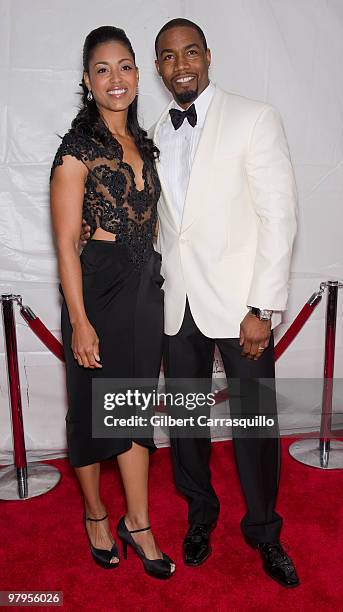 Actor Michael Jai White and wife Courtenay Chatman attend the special screening of "Why Did I Get Married Too" at the School of Visual Arts Theater...