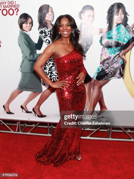 Actress Tasha Smith attends the special screening of "Why Did I Get Married Too?" at the School of Visual Arts Theater on March 22, 2010 in New York...