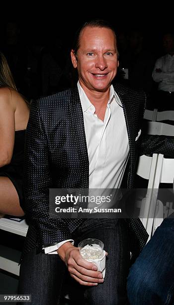 Personality Carson Kressley attends the 7th Annual "Jeffrey Fashion Cares" at the Intrepid Aircraft Carrier on March 22, 2010 in New York City.