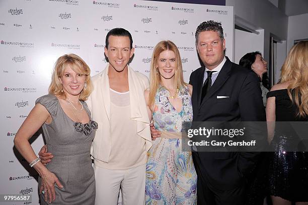 Television personality Ramona Singer, event host and style expert Derek Warburton, television personality Alex McCord and president of Housing Works...