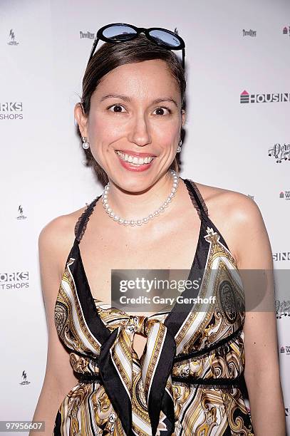 Marisol Deluna attends the grand opening VIP gala of Housing Works Hell's Kitchen at Housing Works Hell's Kitchen on March 22, 2010 in New York, New...