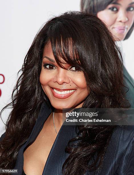 Actress/singer Janet Jackson attends the special screening of "Why Did I Get Married Too?" at the School of Visual Arts Theater on March 22, 2010 in...