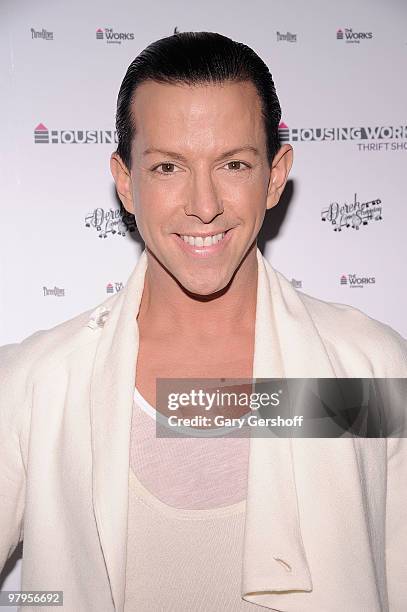 Event host and style expert Derek Warburton attends the grand opening VIP gala of Housing Works Hell's Kitchen at Housing Works Hell's Kitchen on...