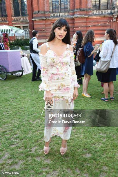 Zara Martin attends the Summer Party at the V&A in partnership with Harrods at the Victoria and Albert Museum on June 20, 2018 in London, England.