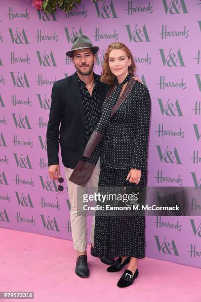 Boniface Verney-Carron and Arizona Muse attend the V&A Summer Party at The V&A on June 20, 2018 in London, England.