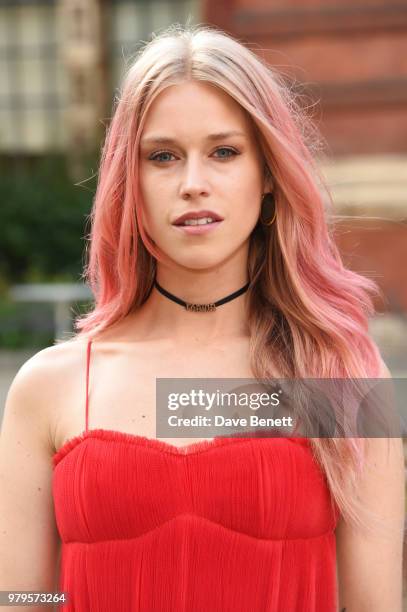 Mary Charteris attends the Summer Party at the V&A in partnership with Harrods at the Victoria and Albert Museum on June 20, 2018 in London, England.