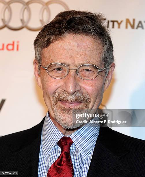 Warner Bros. President and CEO Barry Meyer at the Geffen Playhouse's Annual Backstage at the Geffen Gala on March 22, 2010 in Los Angeles, California.