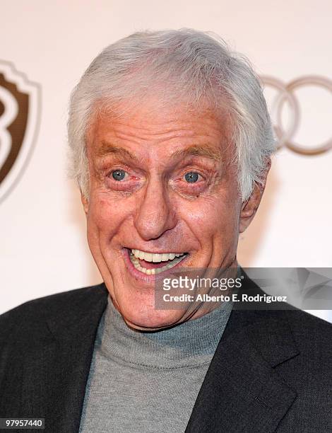 Actor Dick Van Dyke poses on the red carpet at the Geffen Playhouse's Annual Backstage at the Geffen Gala on March 22, 2010 in Los Angeles,...