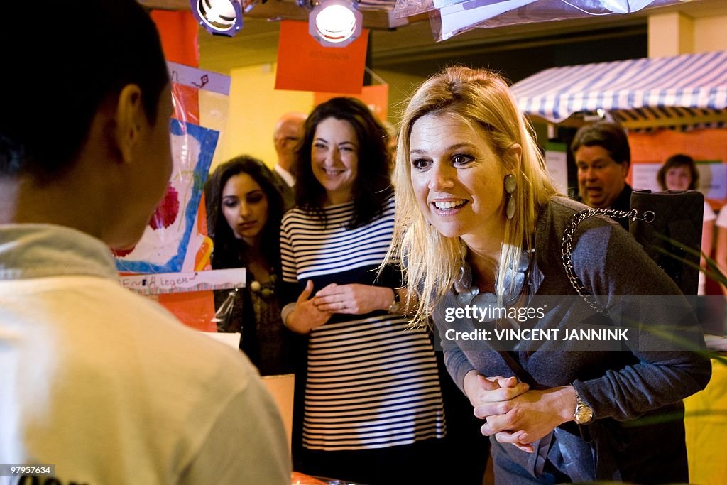 Princess Maxima of the Netherlands speak