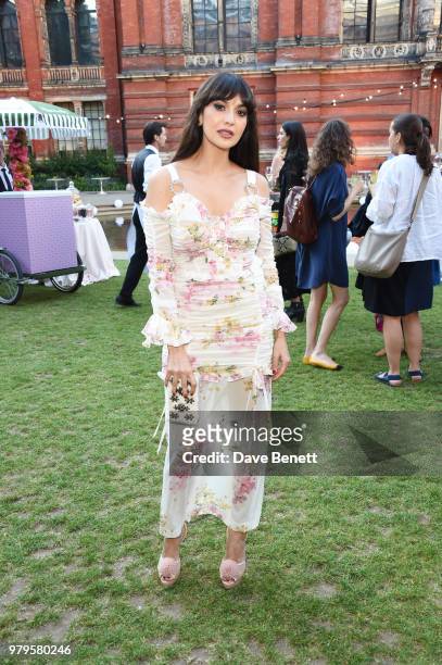 Zara Martin attends the Summer Party at the V&A in partnership with Harrods at the Victoria and Albert Museum on June 20, 2018 in London, England.
