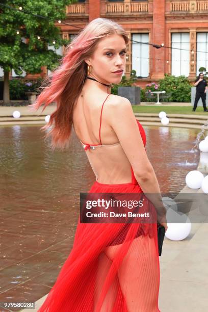 Mary Charteris attends the Summer Party at the V&A in partnership with Harrods at the Victoria and Albert Museum on June 20, 2018 in London, England.