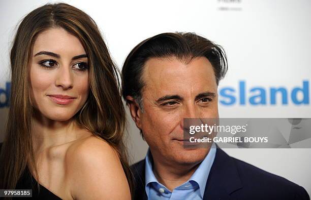 Actor Andy Garcia arrives with his daughter, actress Alessandra Garcia-Lorido at the premiere of �City Island� in Los Angeles, California on March...