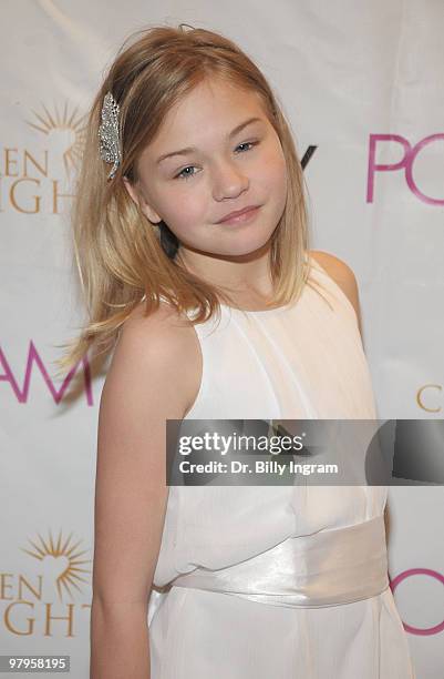 Actress Julia Springer attends the POSHGLAM.COM to benefit children of the night at the Celebrity Vault on March 22, 2010 in Beverly Hills,...