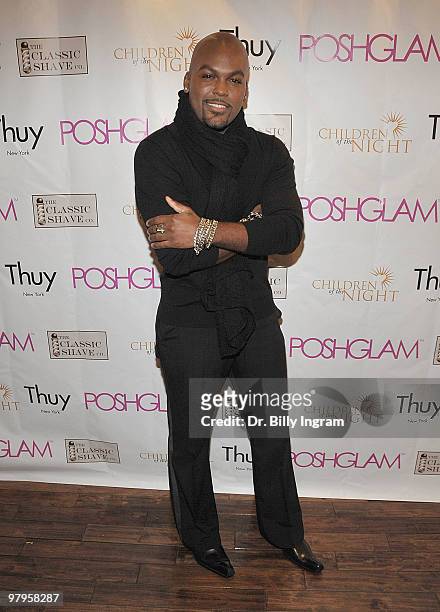 Singer Tionne Williams attends the POSHGLAM.COM to benefit children of the night at the Celebrity Vault on March 22, 2010 in Beverly Hills,...