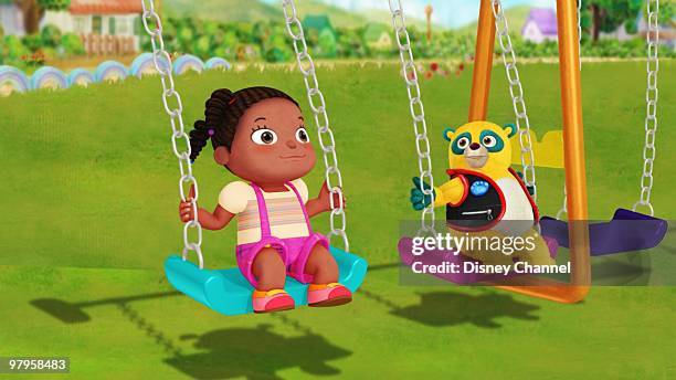 Goldswinger"- Special Agent Oso teaches Natalie how to swing on a swing set. This episode of Playhouse Disney's "Special Agent Oso," airs SATURDAY,...