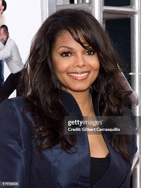 Actress/singer Janet Jackson attends the special screening of "Why Did I Get Married Too" at the School of Visual Arts Theater on March 22, 2010 in...