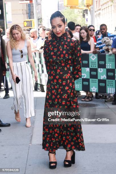 Ruth Negga is seen on June 20, 2018 in New York City.