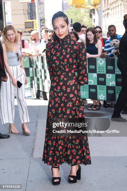 Ruth Negga is seen on June 20, 2018 in New York City.