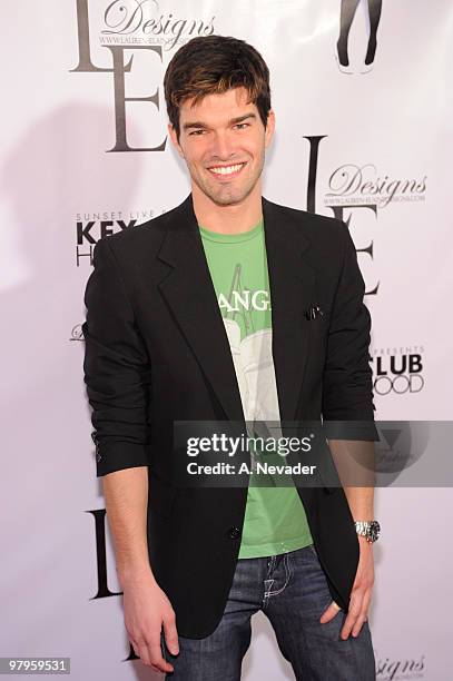 Jordan Johnson attends LA Rocks Fashion Week: Lauren Elaine Fall 2010 Black Label at the Key Club on March 22, 2010 in West Hollywood, California.