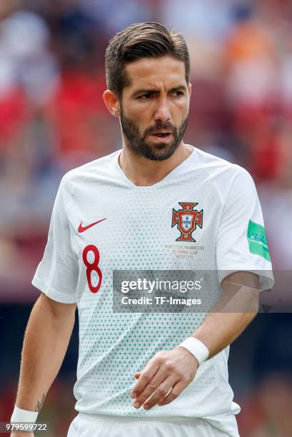 Joao Moutinho of Portugal looks on during the 2018 FIFA World Cup Russia group B match between Portugal and Morocco at Luzhniki Stadium on June 20,...