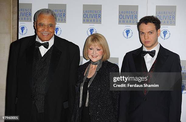 James Earl Jones attends The Laurence Olivier Awards at The Grosvenor House Hotel on March 21, 2010 in London, England.