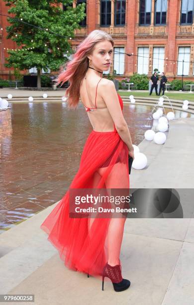 Mary Charteris attends the Summer Party at the V&A in partnership with Harrods at the Victoria and Albert Museum on June 20, 2018 in London, England.