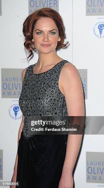 Ruth Wilson attends The Laurence Olivier Awards at The Grosvenor House Hotel on March 21, 2010 in London, England.