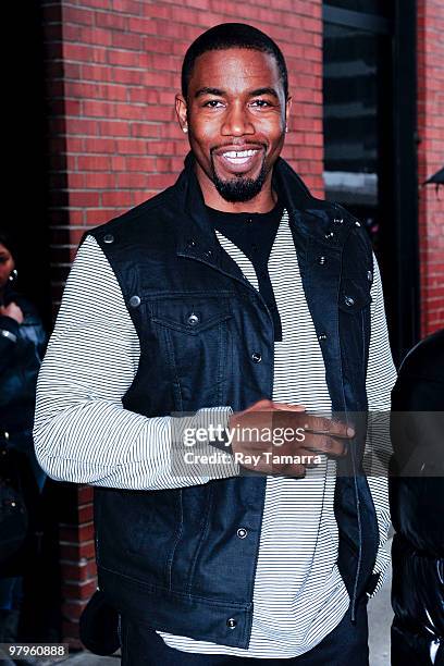 Actor Michael Jai White visits "106 And Park" taping at CBS Studios on March 22, 2010 in New York City.