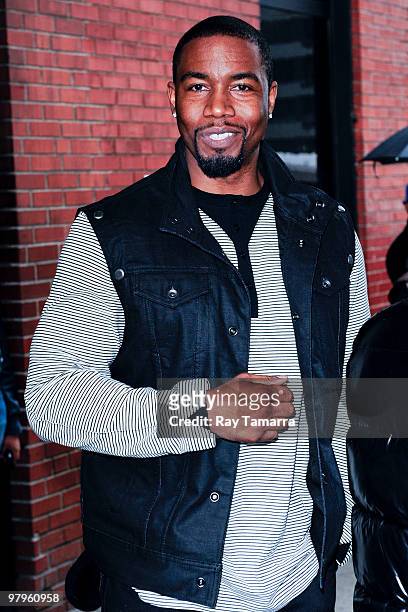 Actor Michael Jai White visits "106 And Park" taping at CBS Studios on March 22, 2010 in New York City.