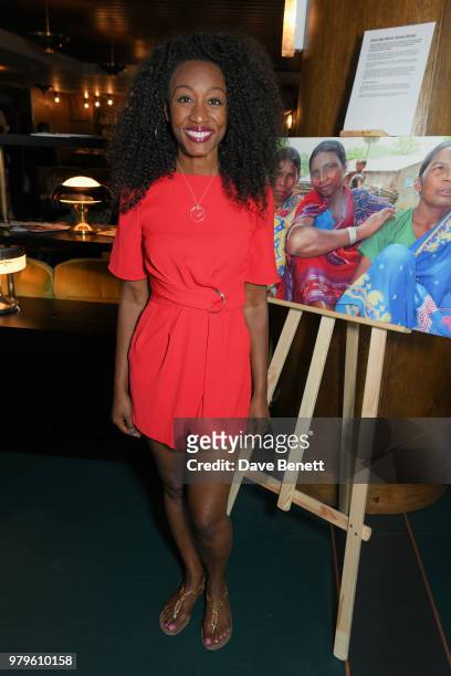 Beverley Knight attends a celebration of the first decade of the charity, The Circle, at Soho House, White City on June 20, 2018 in London, England.
