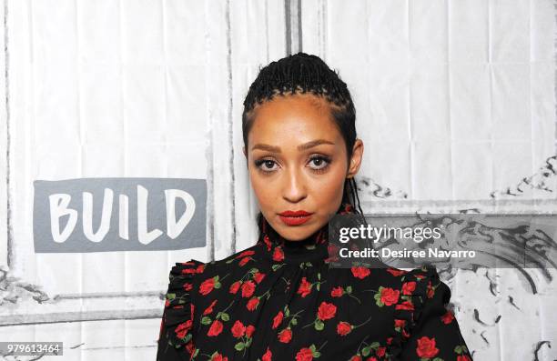 Actress Ruth Negga visits Build series to discuss 'Preacher' at Build Studio on June 20, 2018 in New York City.