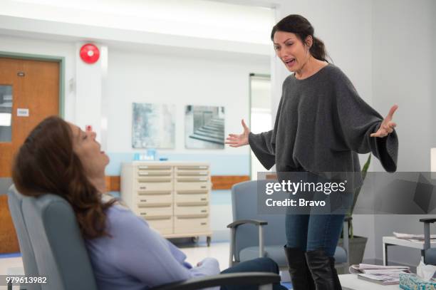 Rule: Let Them Eat Cupcakes" Episode 403 -- Pictured: Lesley Ann Warren as Dina, Lisa Edelstein as Abby McCarthy --