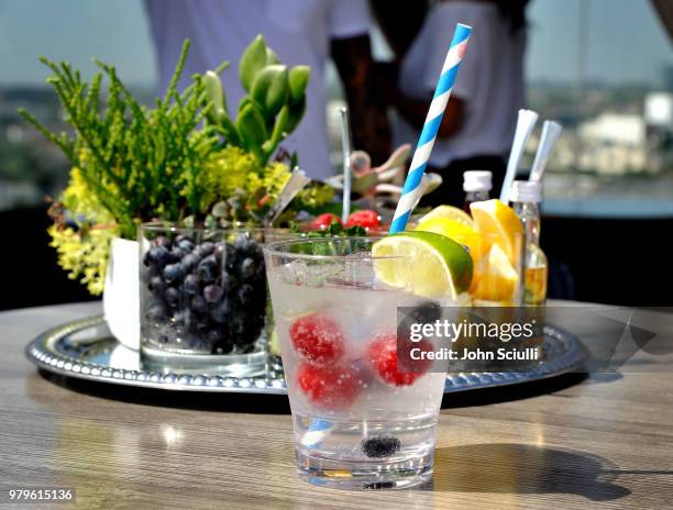 General view at SodaStream's celebration of National Hydration Day on June 20, 2018 in Beverly Hills, California.
