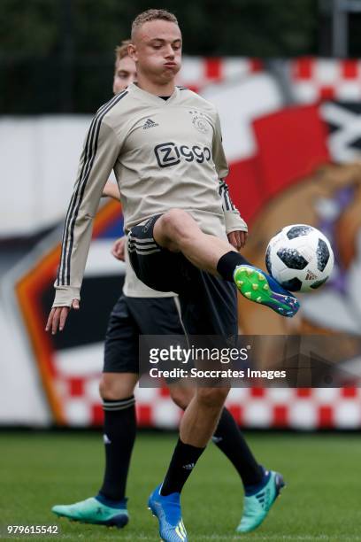 Noa Lang of Ajax during the First Training Ajax at the De Toekomst on June 20, 2018 in Amsterdam Netherlands