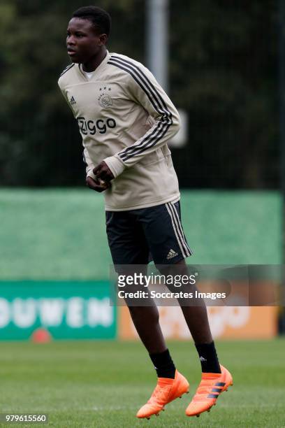 Hassane Bande of Ajax during the First Training Ajax at the De Toekomst on June 20, 2018 in Amsterdam Netherlands