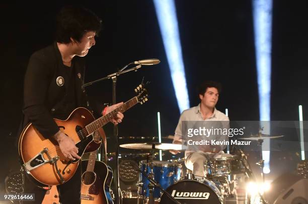 Billie Joe Armstrong and Joey Armstrong perform during A Special Evening With Billie Joe Armstrong presented by Citi and Live Nation at Cannes Lions...