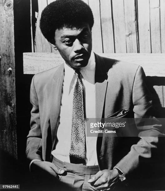 Posed portrait of American singer Johnnie Taylor in 1973.