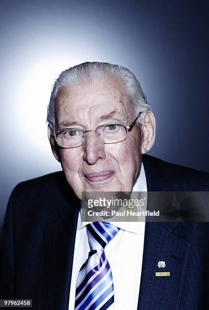 Leader of the Democratic Unionist Party Ian Paisley poses for a portrait shoot in London on May 8, 2009.