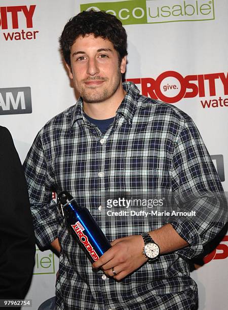 Actor Jason Biggs attends Generosity Water's 2nd Annual Night Of Generosity on March 22, 2010 in West Hollywood, California.