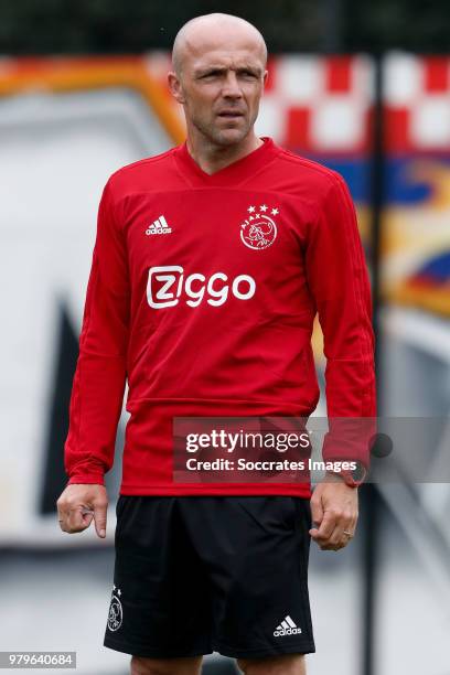 Assistent trainer Alfred Schreuder of Ajax during the First Training Ajax at the De Toekomst on June 20, 2018 in Amsterdam Netherlands