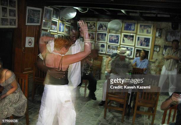Of INDIAS, COLOMBIA People dance Salsa in 'Donde Fidel' bar, a popular drinking place inside the old city. Cartagena de Indias was founded on 1 June...