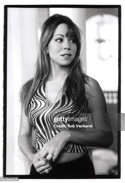 Mariah Carey posed at the Amstel Hotel in Amsterdam, Netherlands on June 18 1996